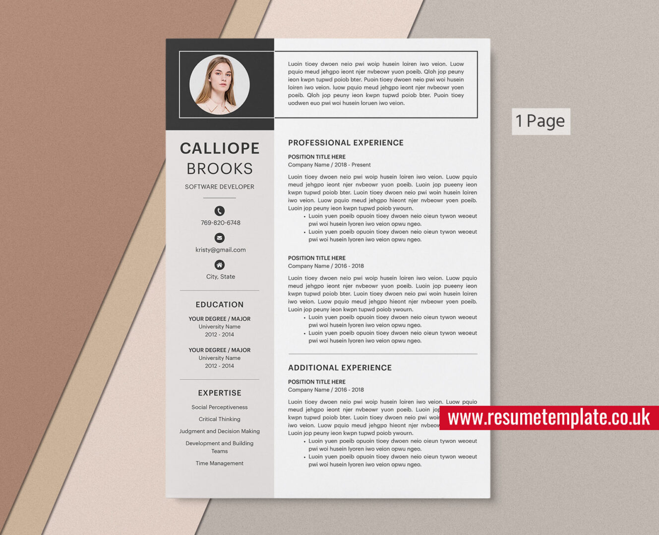 professional apple pages templates